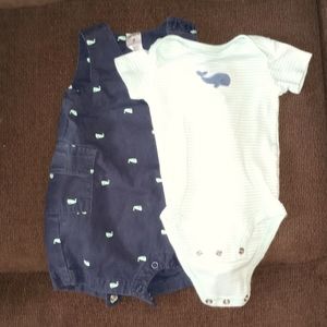 Carter's whale 2 piece